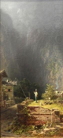 Carl Spitzweg Austrian Sentinel china oil painting image